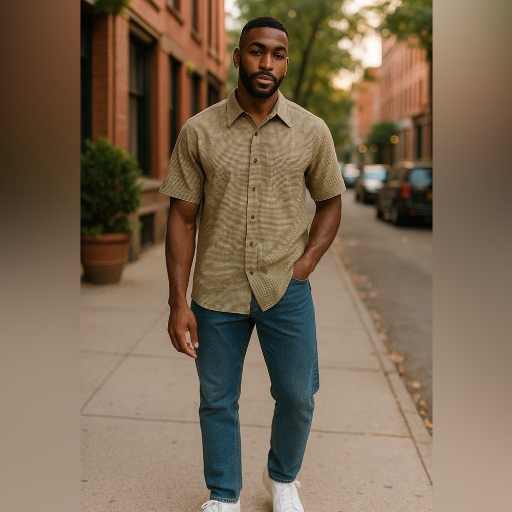 NWOT Roundtree and Yorke button up